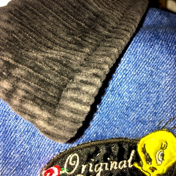 Looney Tunes Tweety Sleeveless Jean Jacket Child 8 - Picture 5 of 8